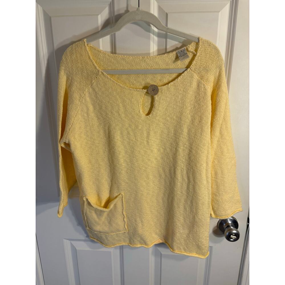 Cottagecore renfaire rustic sweater top size s